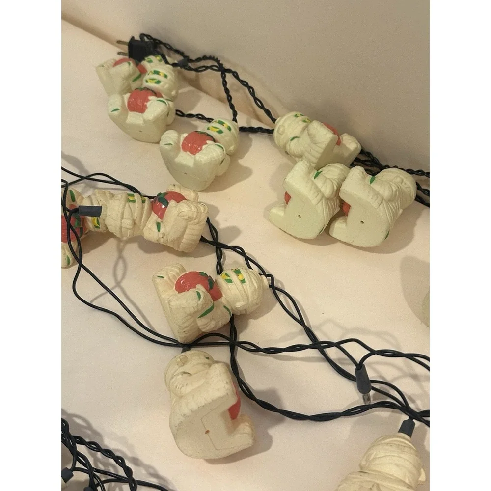 Vintage Mummy String Lights Lot Of 3 (lights‎ Don't Work )